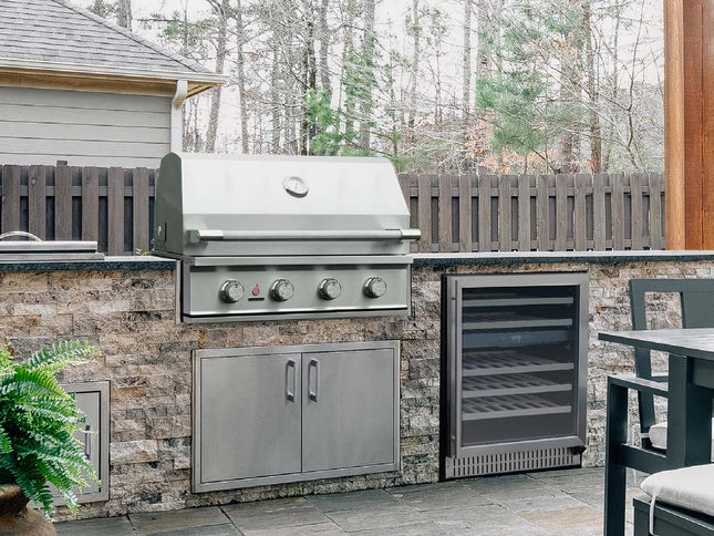 TrueFlame 25" 3 Burner Gas Grill - Natural Gas