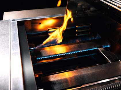 TrueFlame 25" 3 Burner Gas Grill - Natural Gas